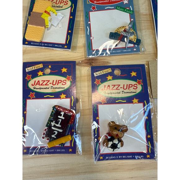 Bundle of New Jazz Ups Teacher School Button Covers 80s Nurse Crafts - Picture 5 of 7